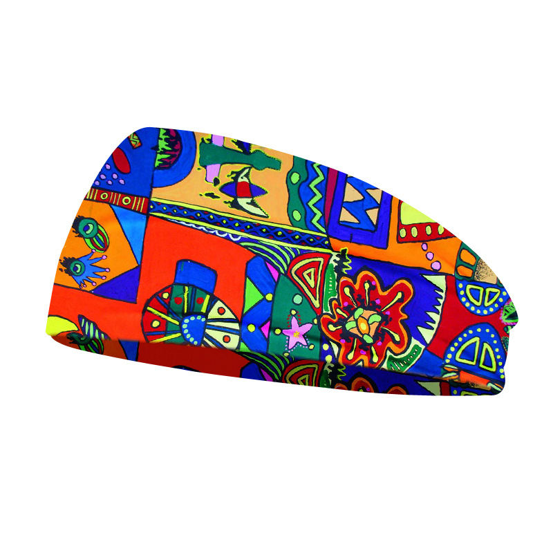 Outdoor Sport Gym - Creative Graffiti Unisex Elastic Yoga Headband