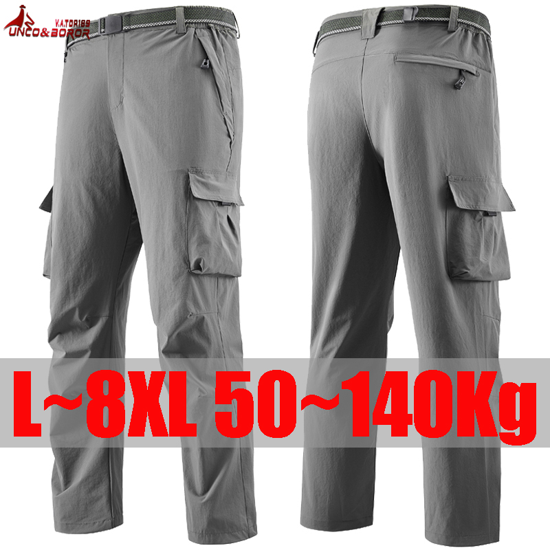 Outdoor Sport Hiking Pants - Plus Size 7XL 8XL Men`s Quick