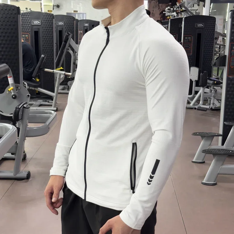 Men's Gym Tights Jacket Runnin - огляд і ціна Outdoor Sport Jacket Men
