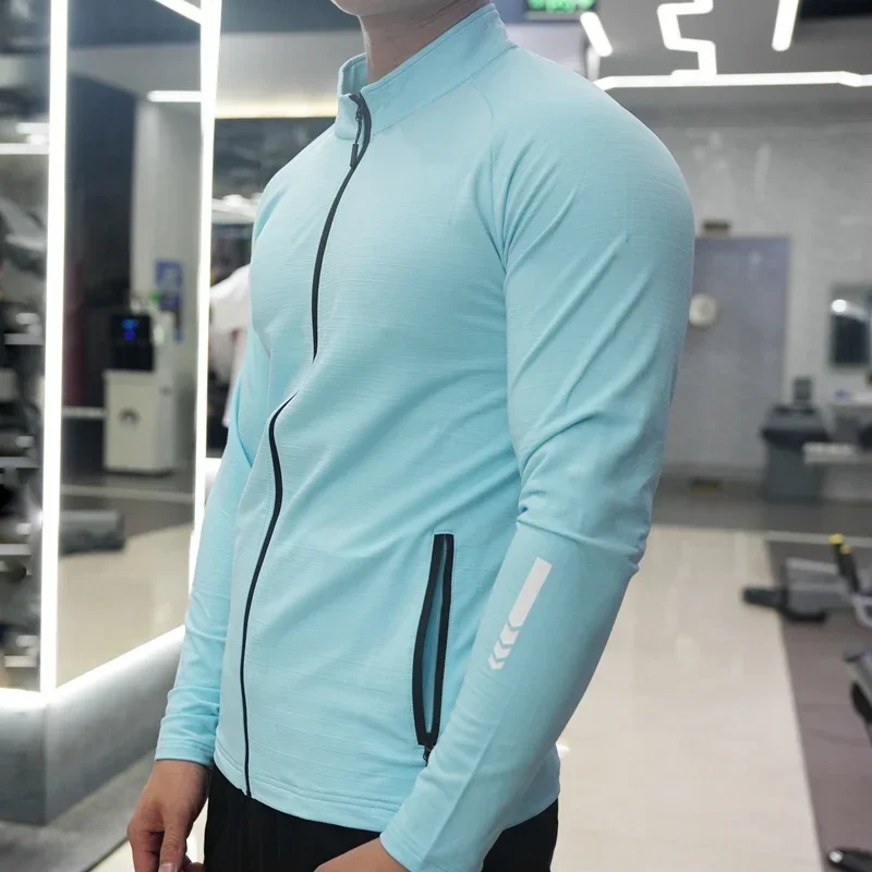 Men's Gym Tights Jacket Runnin - огляд і ціна Outdoor Sport Jacket Men