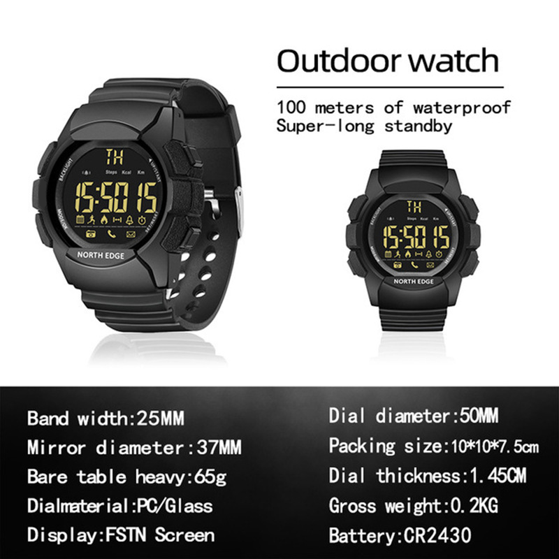 NORTH EDGE AK 100M Waterproof  - огляд і ціна Outdoor Sport Smart Watch