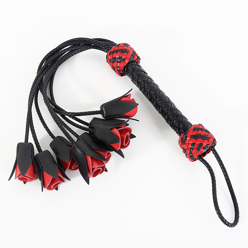 64.5cm Leather Handle Rose Top - огляд і ціна Riding Crop Dressage