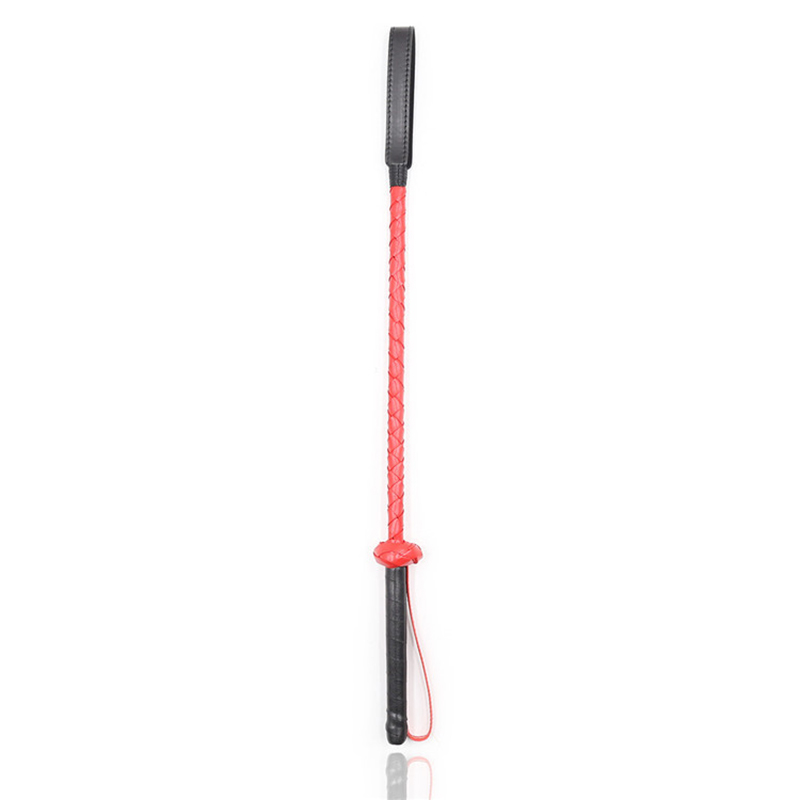 56cm Red and Black Leather Lon - огляд і ціна Riding Crop Dressage