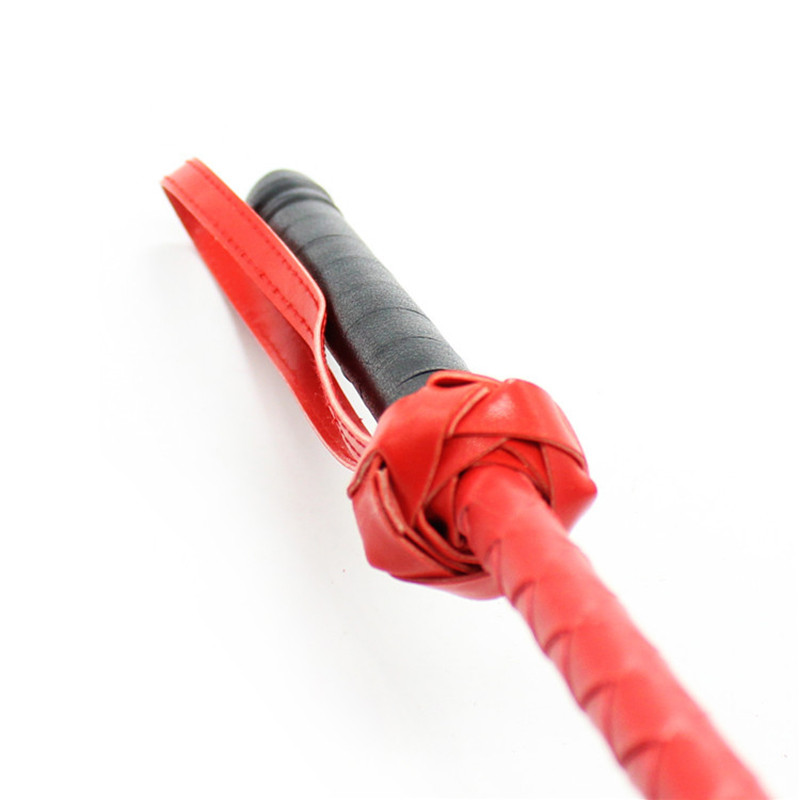 56cm Red and Black Leather Lon - огляд і ціна Riding Crop Dressage