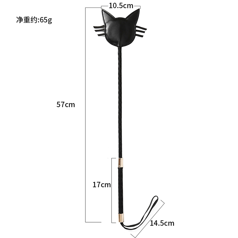 57CM Cat Shape Top Leather Lon - огляд і ціна Riding Crop Dressage
