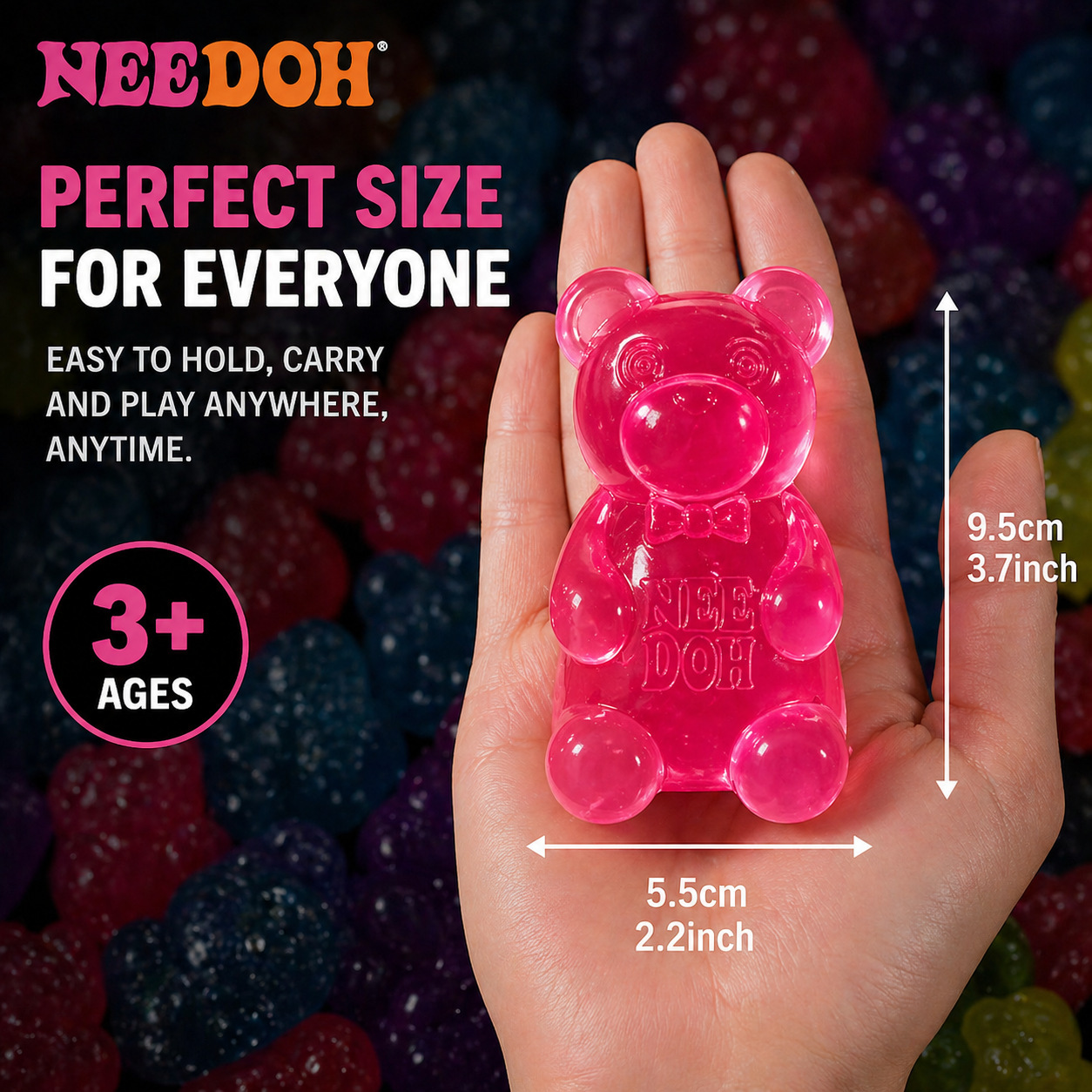 Nee Doh Cute Bear Maltose Sens - огляд і ціна Outdoor Sports Accessories