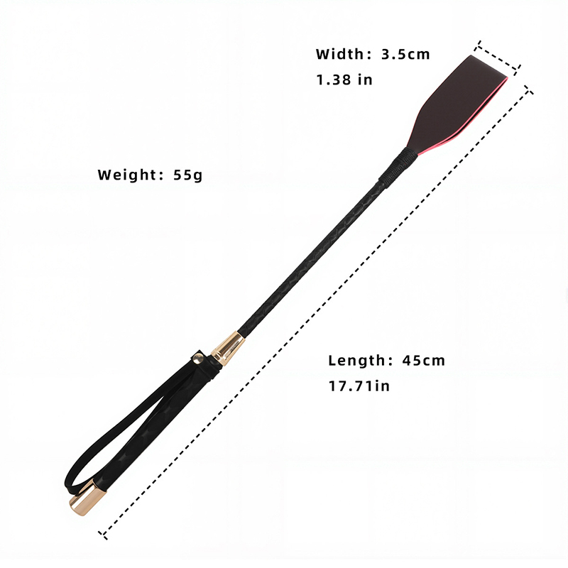 45cm Metal Inlay Handle Thermo - огляд і ціна Riding Crop Dressage