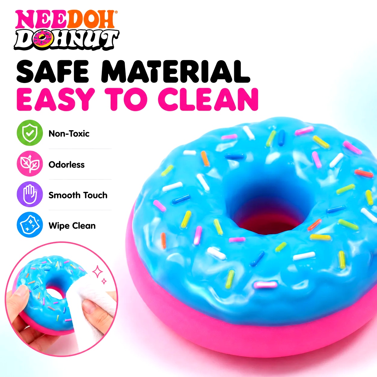 NEW NeeDoh Donut Pinch Music M - огляд і ціна Outdoor Sports Accessories