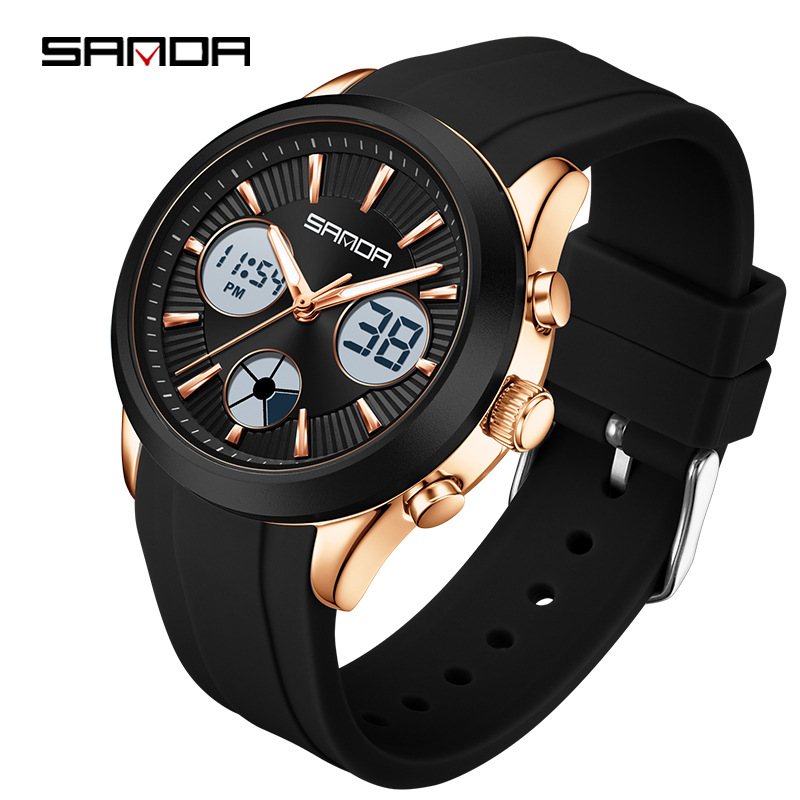 SANDA electronic watch luminou - огляд і ціна Outdoor Sport Smart Watch