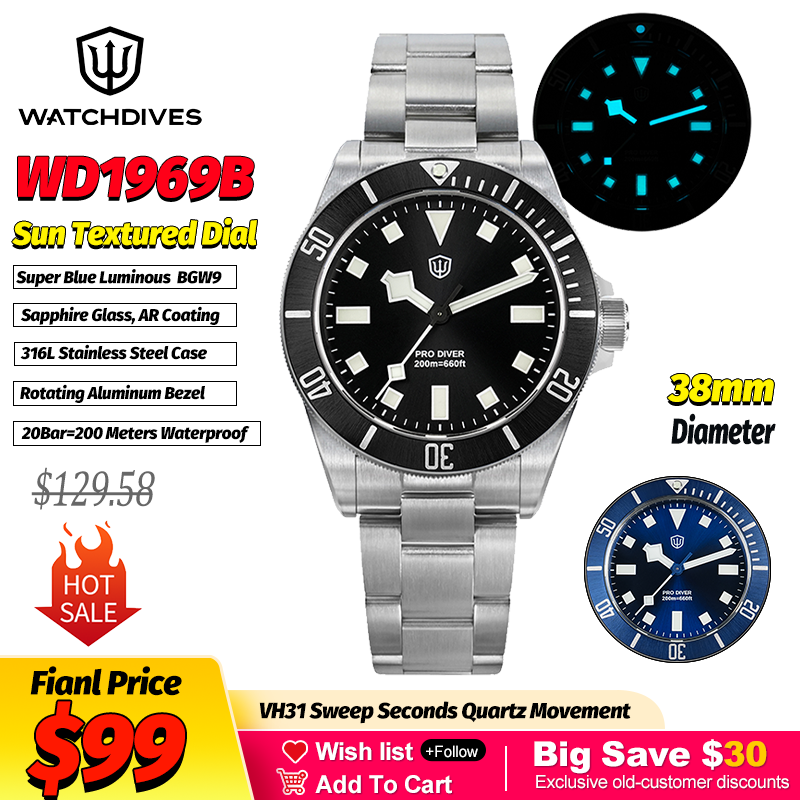Watchdives WD1969 Sun Textured - огляд і ціна Outdoor Sport Smart Watch