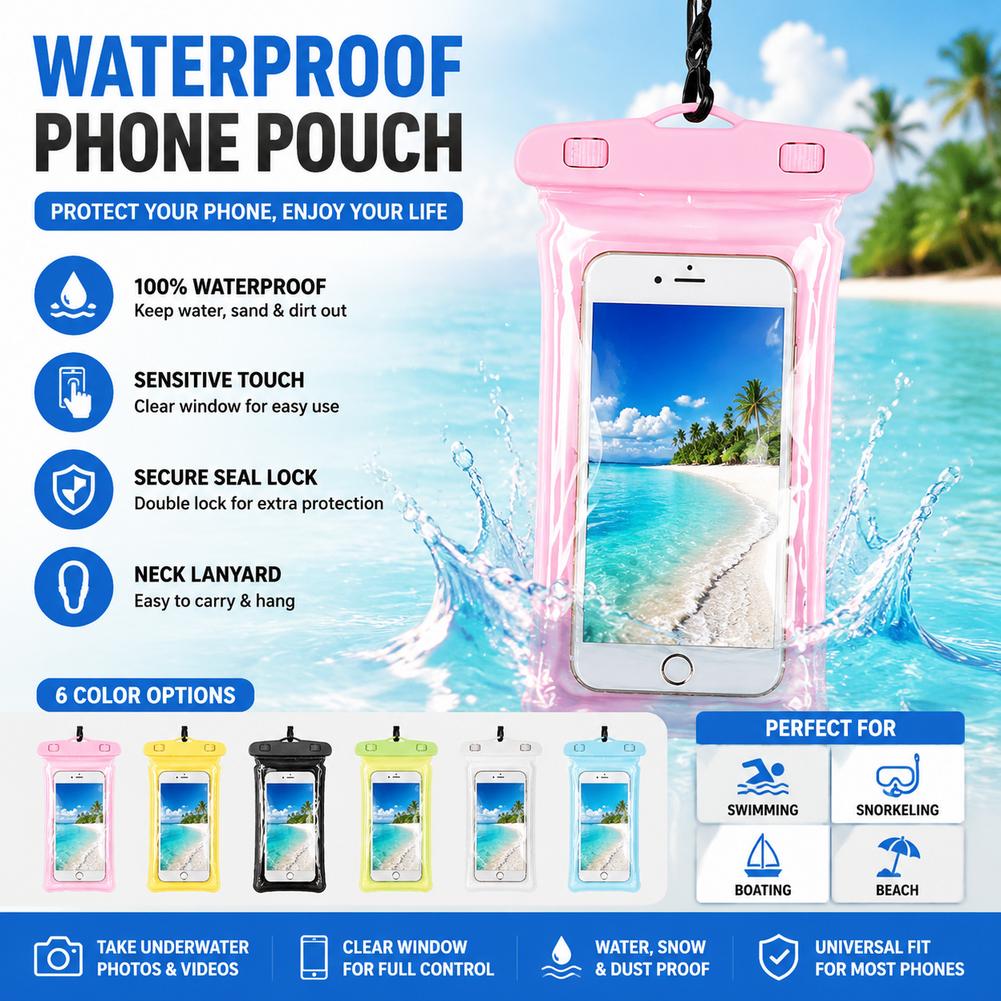 Clear Waterproof Phone Case Dr - огляд і ціна Outdoor Sports Accessories