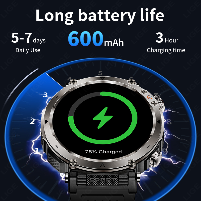 New Military Outdoor Smartwatc - огляд і ціна Outdoor Sport Smart Watch