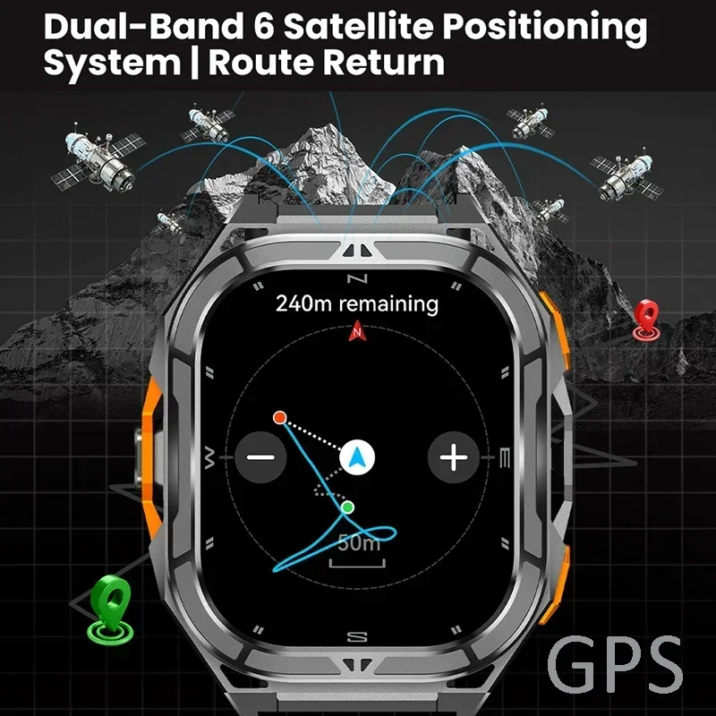 Luxury AMOLED Smartwatch Real  - огляд і ціна Outdoor Sport Smart Watch