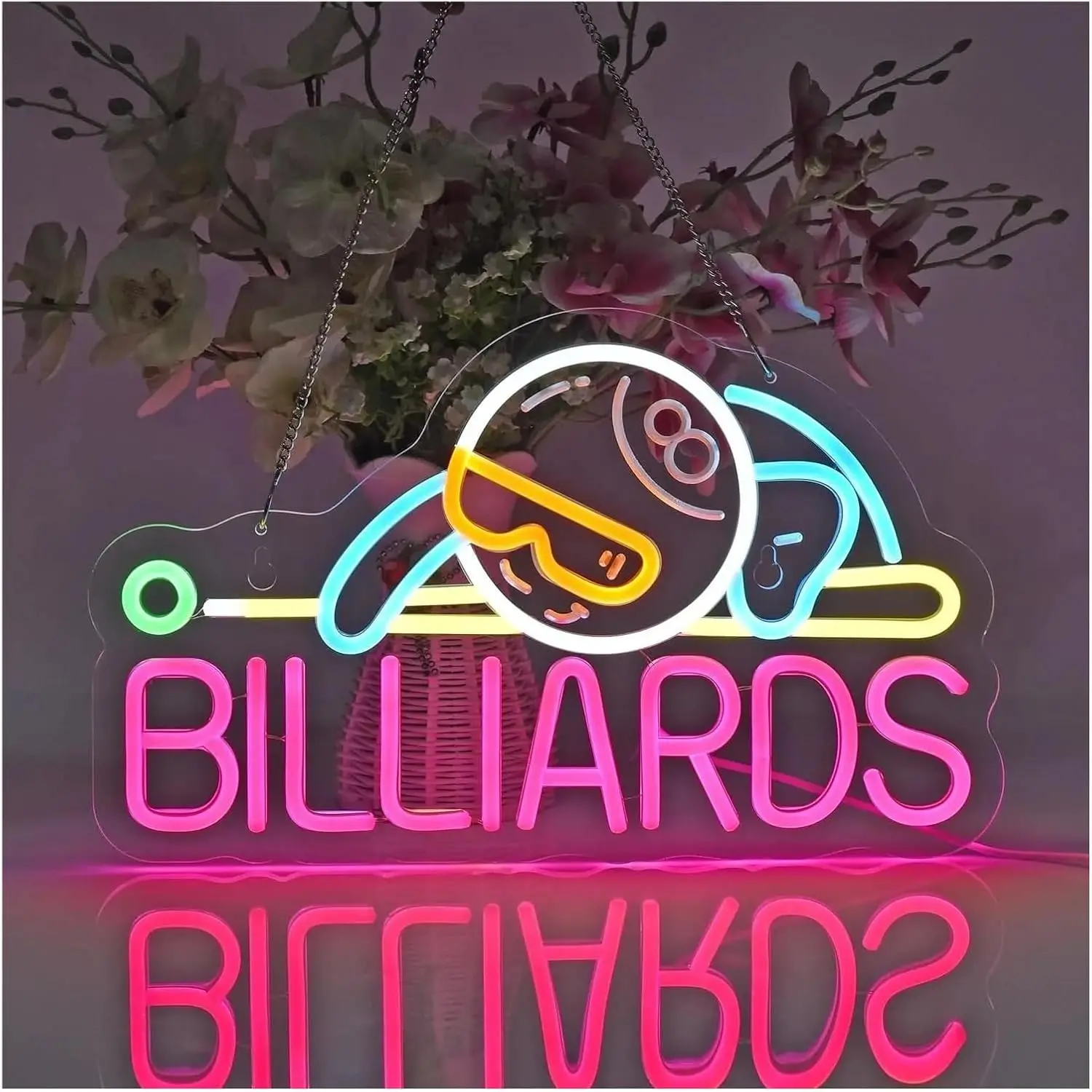Billiards 8 Ball LED Neon Sign - огляд і ціна Outdoor Sports Hall